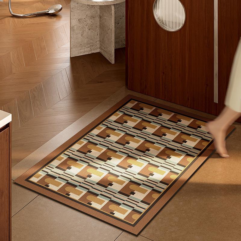 

Bathroom Floor Mats Toilet Doorway Anti-slip Foot Mats Diatom Mud Water Absorption Mats Quick-drying Toilet Door Mats Toilet Carpets 40*60cm