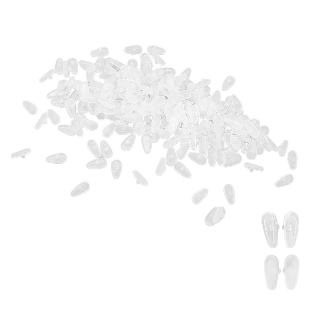 100 Paar Silikon Luftkissen Nasenpads Brillen Nasenpads Nasenrückenpads Ersatz für Eyegl