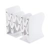 Retractable Bookend Adjustable Desk Book Holder with Non-Slip Base Metal Bracket for Office Home Study
