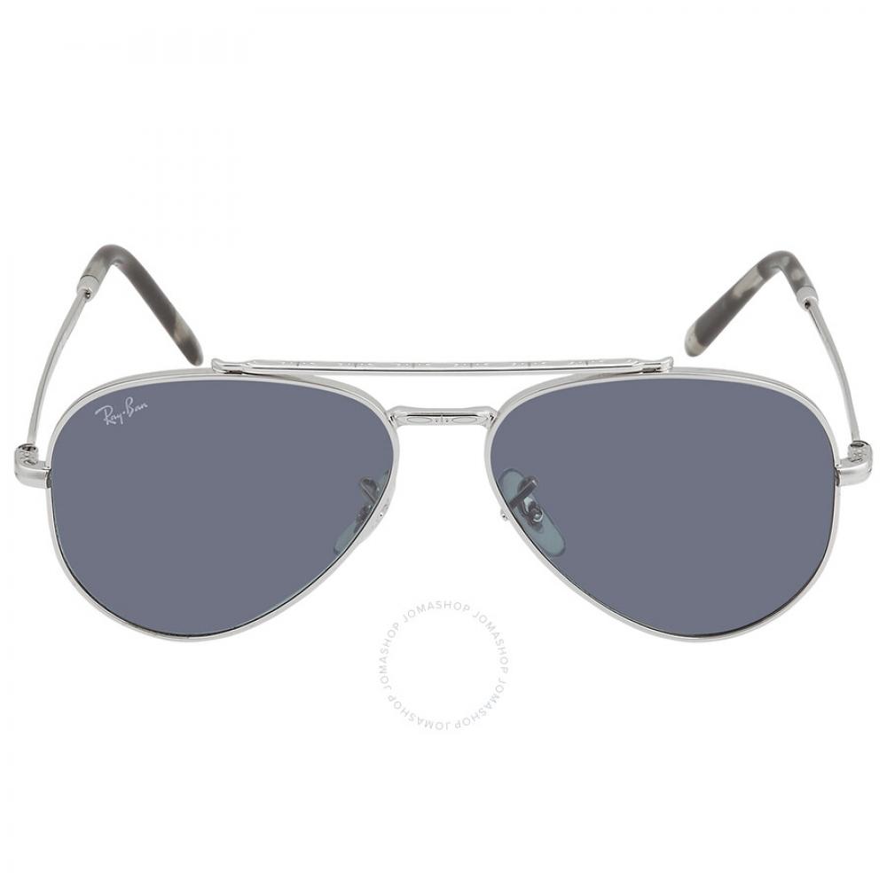 

Синие солнцезащитные очки унисекс Ray Ban New Aviator RB3625 003 R5 55