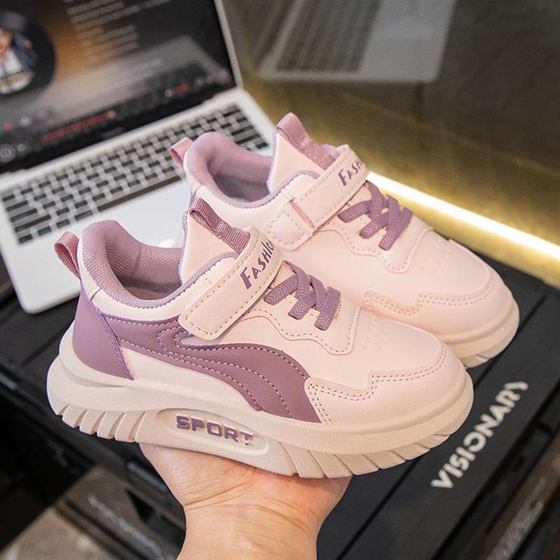 Children's sports shoes spring and autumn new trend classmates versatile non-slip little girl running shoes