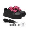 Rainbow color board shoes new breathable platform bread shoes heightening couple shoes sports casual shoes