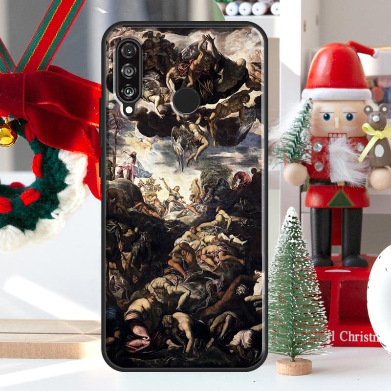 Renaissance Art Painting For Huawei Nova Y73 Y60 Y70 Y90 Y72 Y61 Y91 7i 8i 11i 12i 12s 9 10 SE P20 P30 P40 Lite Case