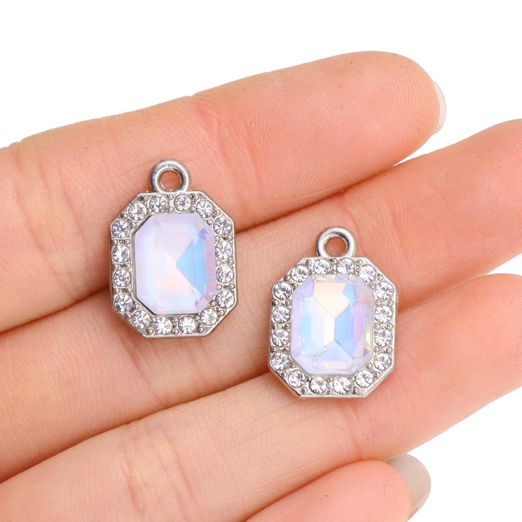 5 Stück Neumond Stern Herz Anhänger Mode Y2K Stil Legierung Anhänger Für DIY Handgefertigte Halskette Armband Und Schmuckherstellung Handwerk