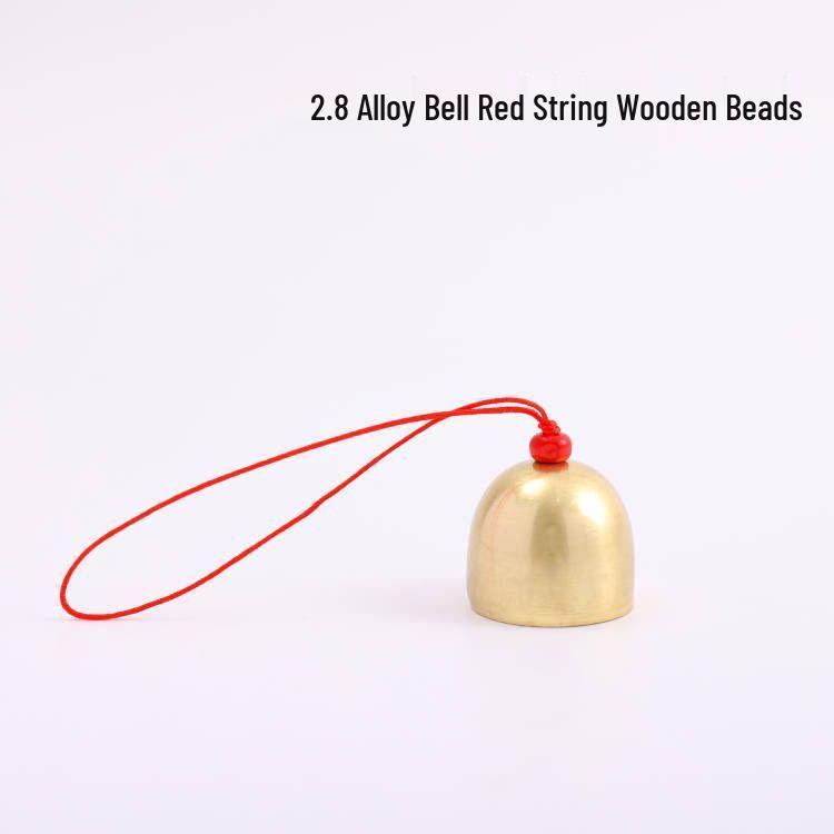 Brass and Copper Wind Chime DIY Accessories with Clapper - Small Metal Christmas Bells