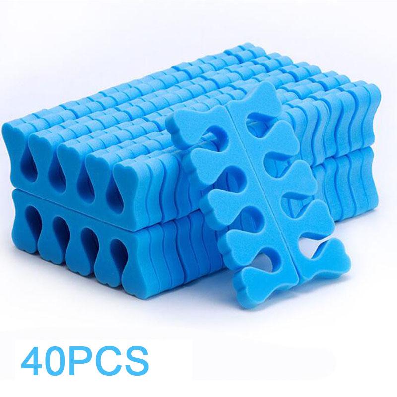 50 Pairs Nail Art Toe Separators Fingers Foots Sponge Soft Polish Beauty UV Gel Tools Manicure Pedicure Pack Nail Kits FZQ02
