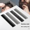 Stainless Steel Men'S Beard Comb Portable Mini Oil Head Comb For Barber Mustache Care Shaping Tools Pocket Size Hair Comb