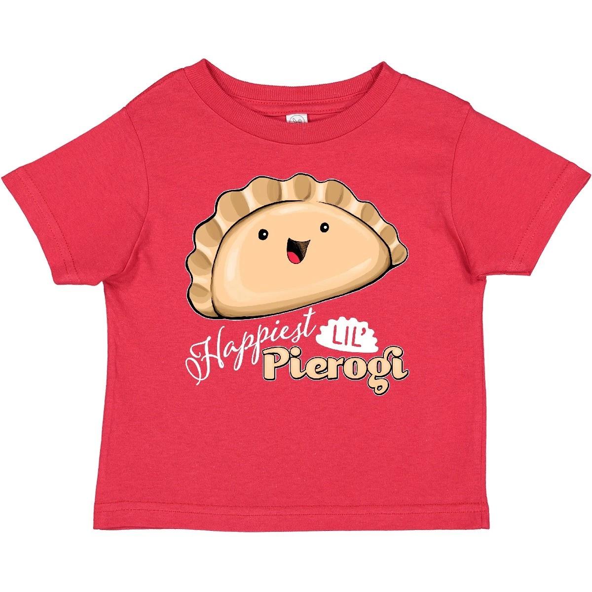 Inktastic Happiest Lil  Pierogi Baby T-Shirt Food Cute Polish Cuisine Pierogies 100