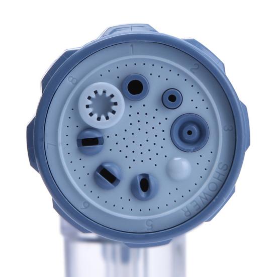 Multi-functional 8-In-1 High Pressure Washer with Liquid Dispenser 8 Spray Modes Plants Watering Cleaning Handheld Sprayer Sprinkler Jet Washing Tools