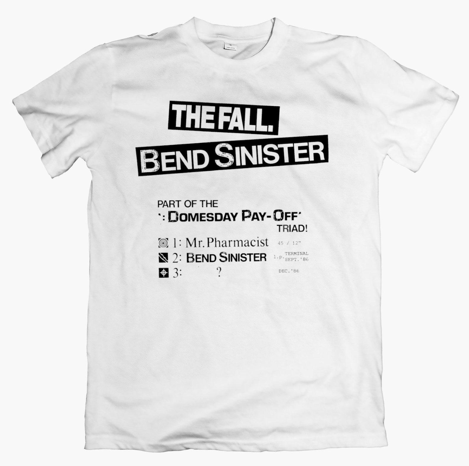 THE FALL  Bend Sinister  T shirt, 80s Post Punk Tee Indie Band Shirt VintageStyle Alternative Graphic L
