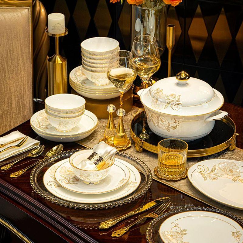 Luxury Jingdezhen Bone China Dinnerware Set