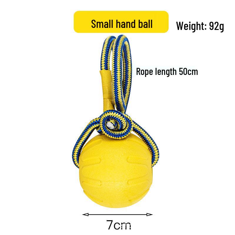 Professional Dog Training Pull Ring Toy - EVA Molar Ball