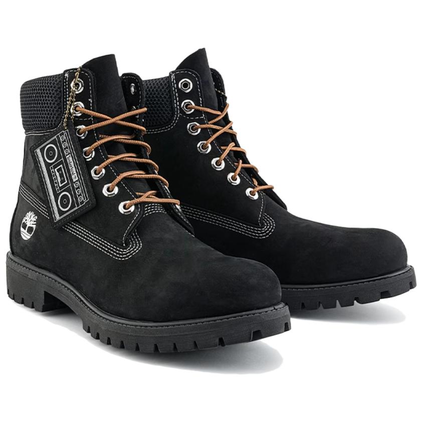 Timberland Comfortable Casual Warm Mid-Calf Martin Boots Men boots Black A2P6WW05