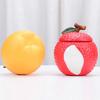 1 Ceramic Tea Jar, Fruit Shaped Container with Lid Decoration, Ceramic Food Storage Jar for Dining Table Decoration