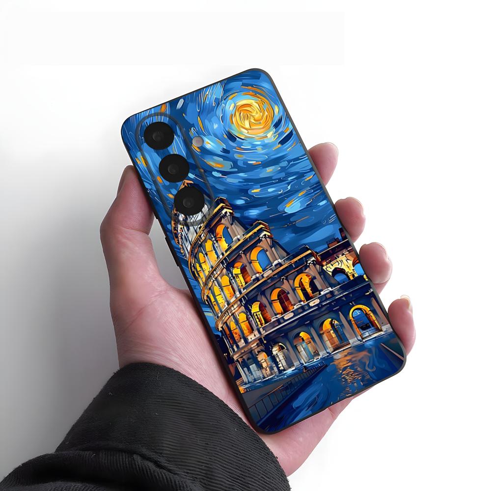 

Чехол для телефона с картинами Ван Гога маслом для Samsung S26 S25 Plus S20 S20 Plus S22 Ultra S23 FE S21 Plus S21 Ultra Мягкий чехол Samsung S25