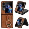 For ZTE Nubia Flip2 5G A404ZT Case Wristband Kickstand Leather+PC+TPU Phone Cover with Bottle Opener