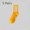 5 Pairs of Boys Autumn New Pure Cotton Deodorant Sports Student Basketball Socks