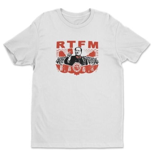 RTFM Футболка Прочитай Руководство Китайский Коммунистический Председатель Мао Комедия IT Crowd GT007 M