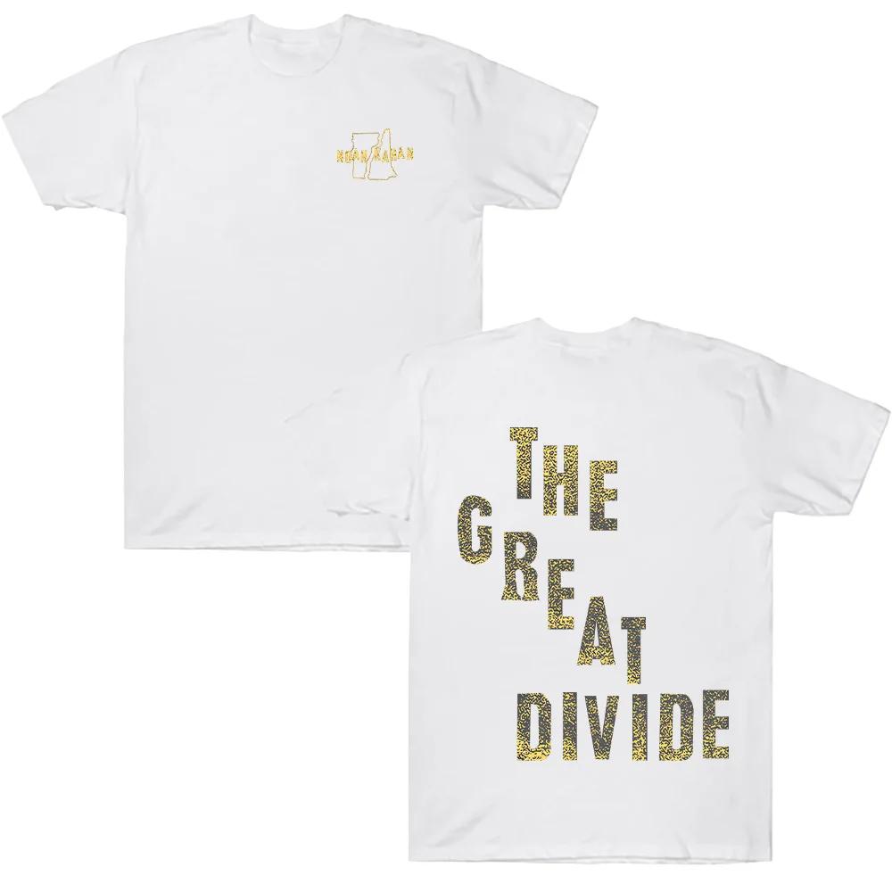 The Great Divide Tee Noah Kahan Merch Tshirts Vintage Print Tshirt Women Unisex Fashion Casual Cotton Short Sleeve O Neck Y2K Tops