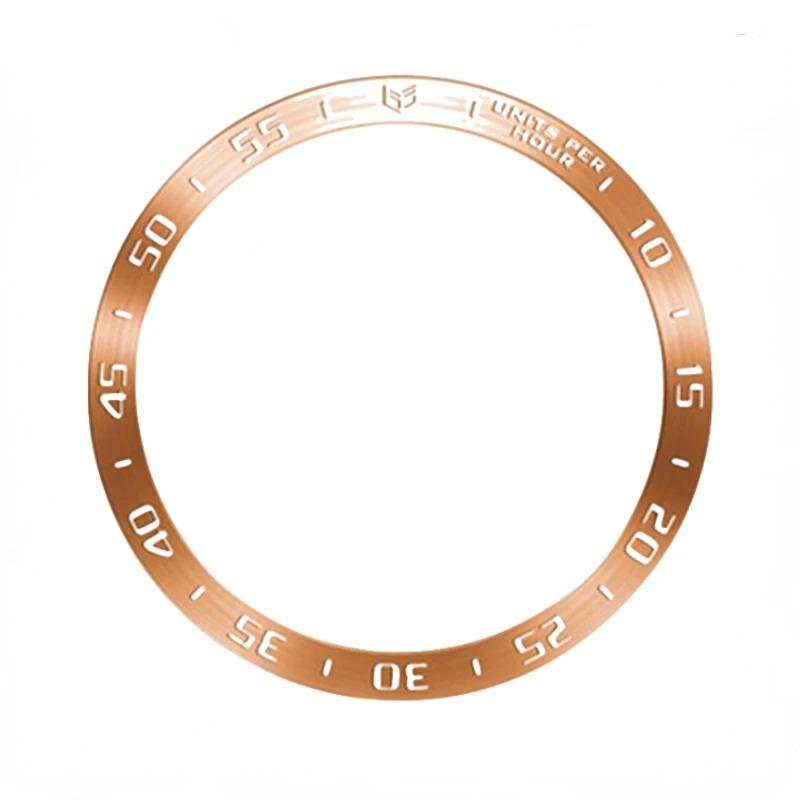 Metall-Lünettenring für Samsung Galaxy Watch 8 7 6 5 4 44mm 40mm Zeit-/Geschwindigkeits-Skalenrahmen Schutzring für Galaxy 8 6 Classic 46mm