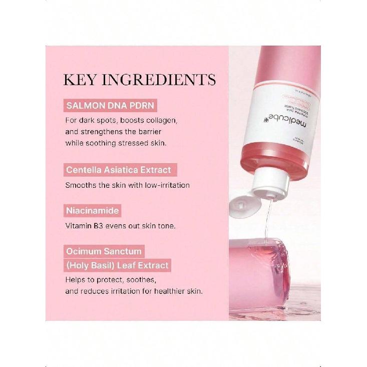 Medicube PDRN Pink Peptide Toner I Pink Glow Toner For Skin Boosting, Soothing And Calming, Uneven Skin Tone, Rose PDRN & Peptide & Niacinamid