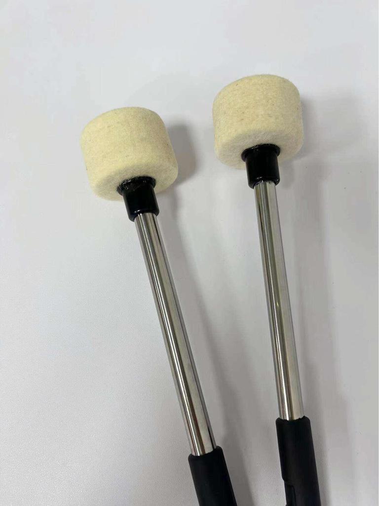 Stainless Steel Drum Mallets with Felt Head for Percussion Instruments