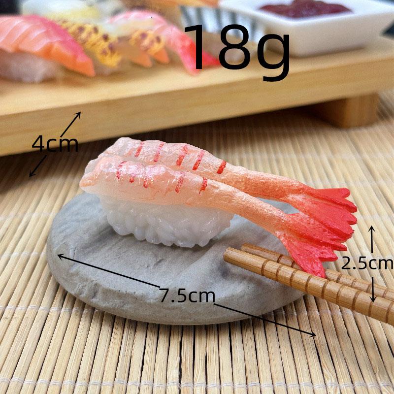 Symulacja 3d Model Sushi Zabawki do gotowania Japońskie jedzenie Sushi z łososiem Kulka ryżowa Symulacja Model jedzenia Rekwizyty wystawowe Brelok Biżuteria