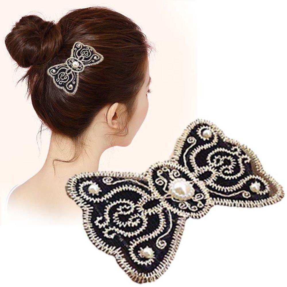 Fashion Bangs Fixed Magic Paste Sticker Bow Bangs Paste Hair Accessories Headwear Bangs Hair Clips