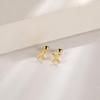  Sterling Gathering Jewelry Color Neo Gothic Classic Cross Stud Earrings Women Trendy Style Stylish Graceful Beach CelebrationClassic Stud