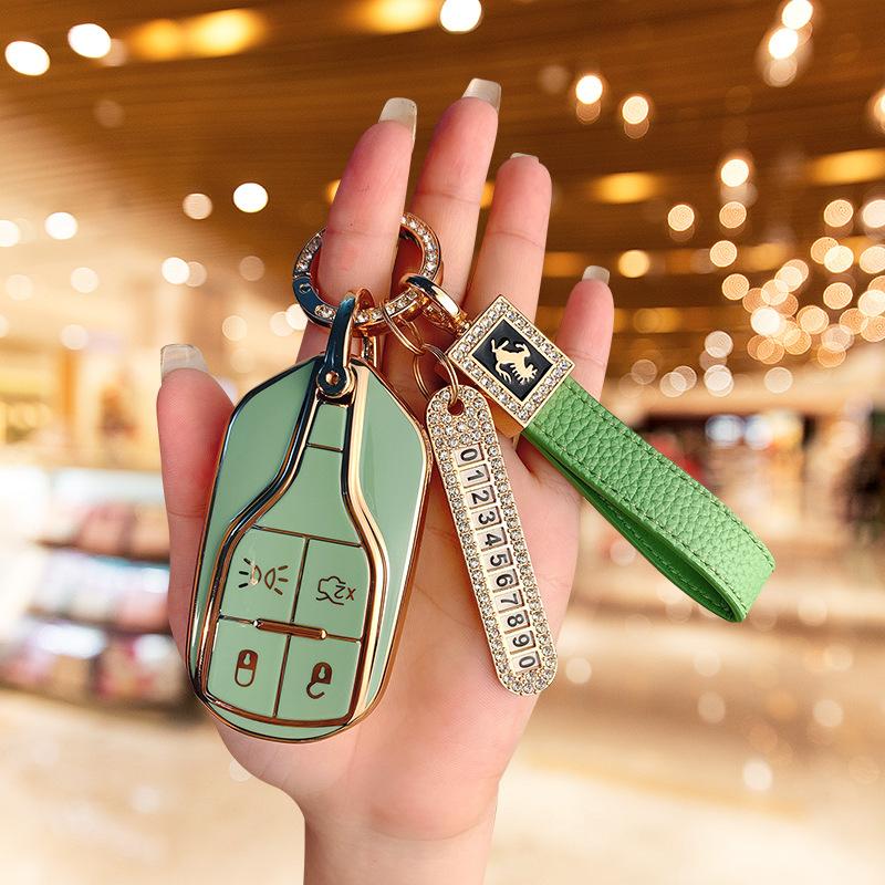 Applicable To the New Maserati Key Cover President Levante All-inclusive Protective Case Geberit Buckle Bag