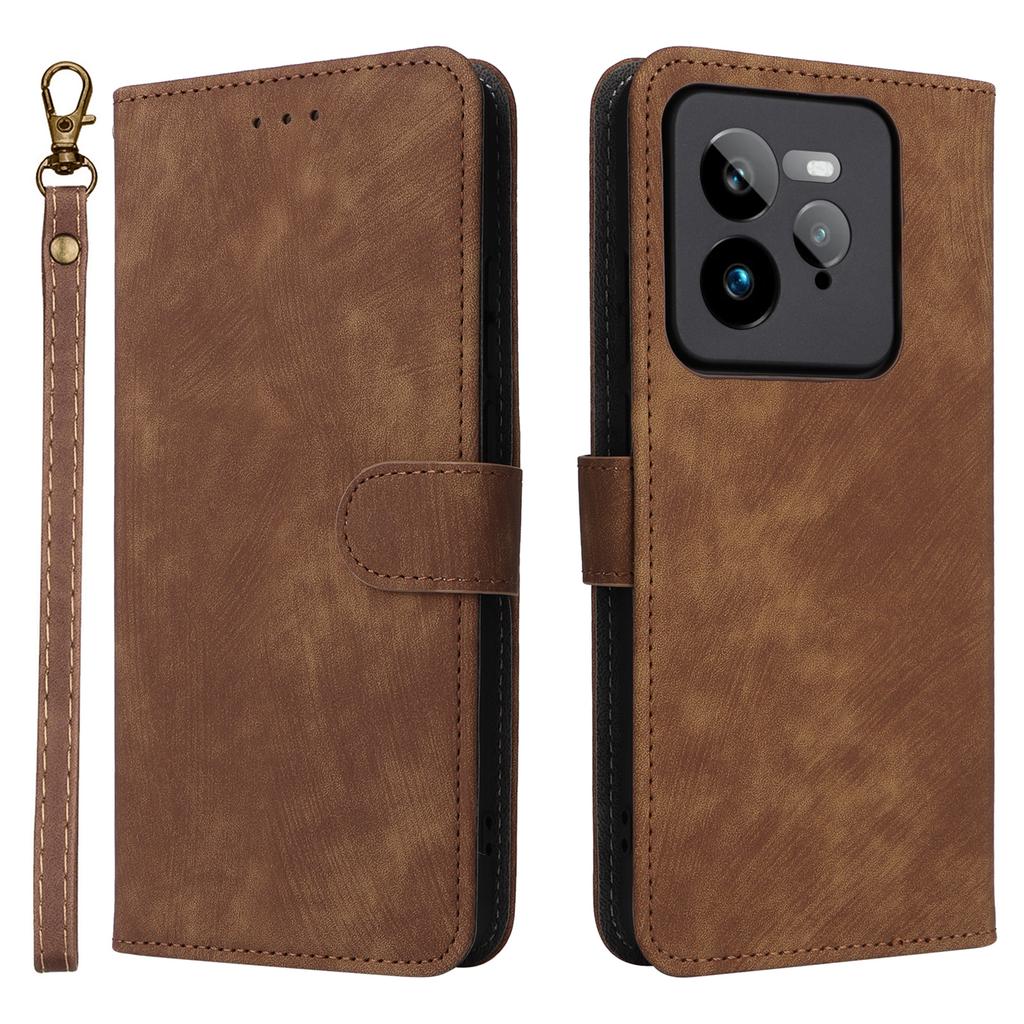 For Realme GT 7 Pro 5G Wallet Case RFID Blocking PU Leather Cover Stand View