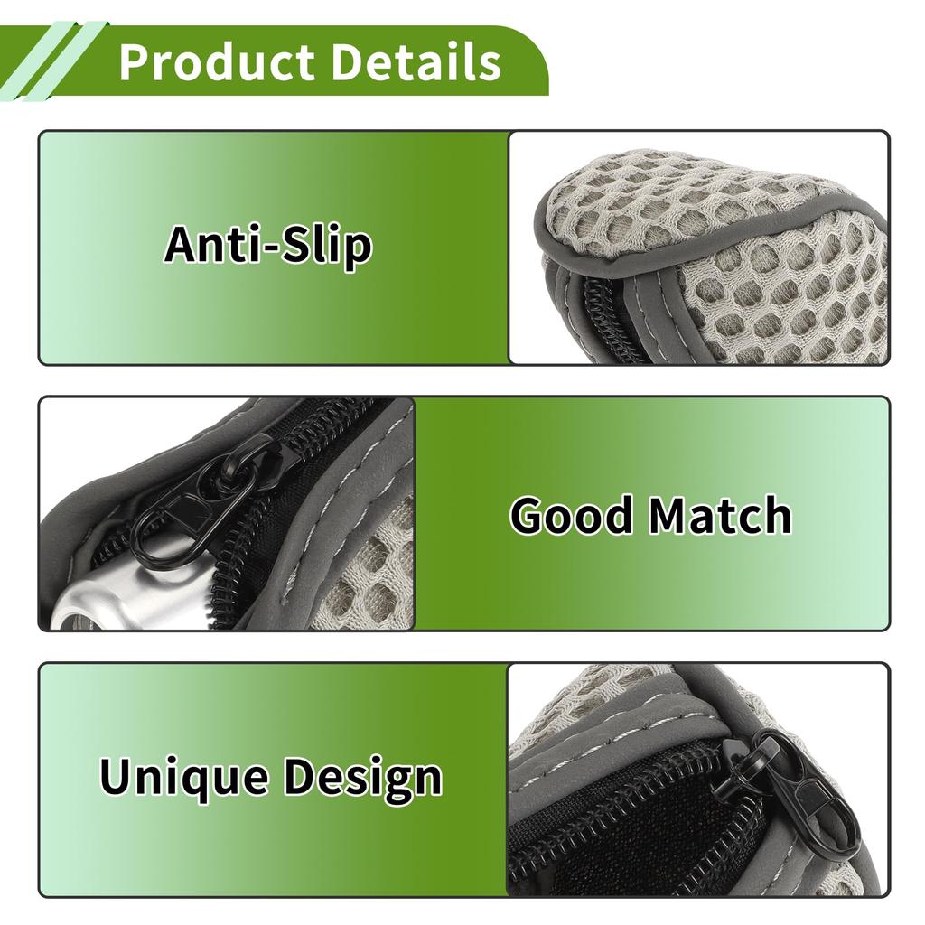 HOPESPANNER Universal Gear Shift Knob Cover Stick Shift Handle Protector Manual Fabric 1 Pc Anti Slip Grey