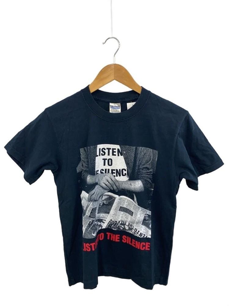 Listen to the Silence T-Shirt M Black Gildan Ultra Cotton Graphic Tee Haiti Unisex T-Shirt