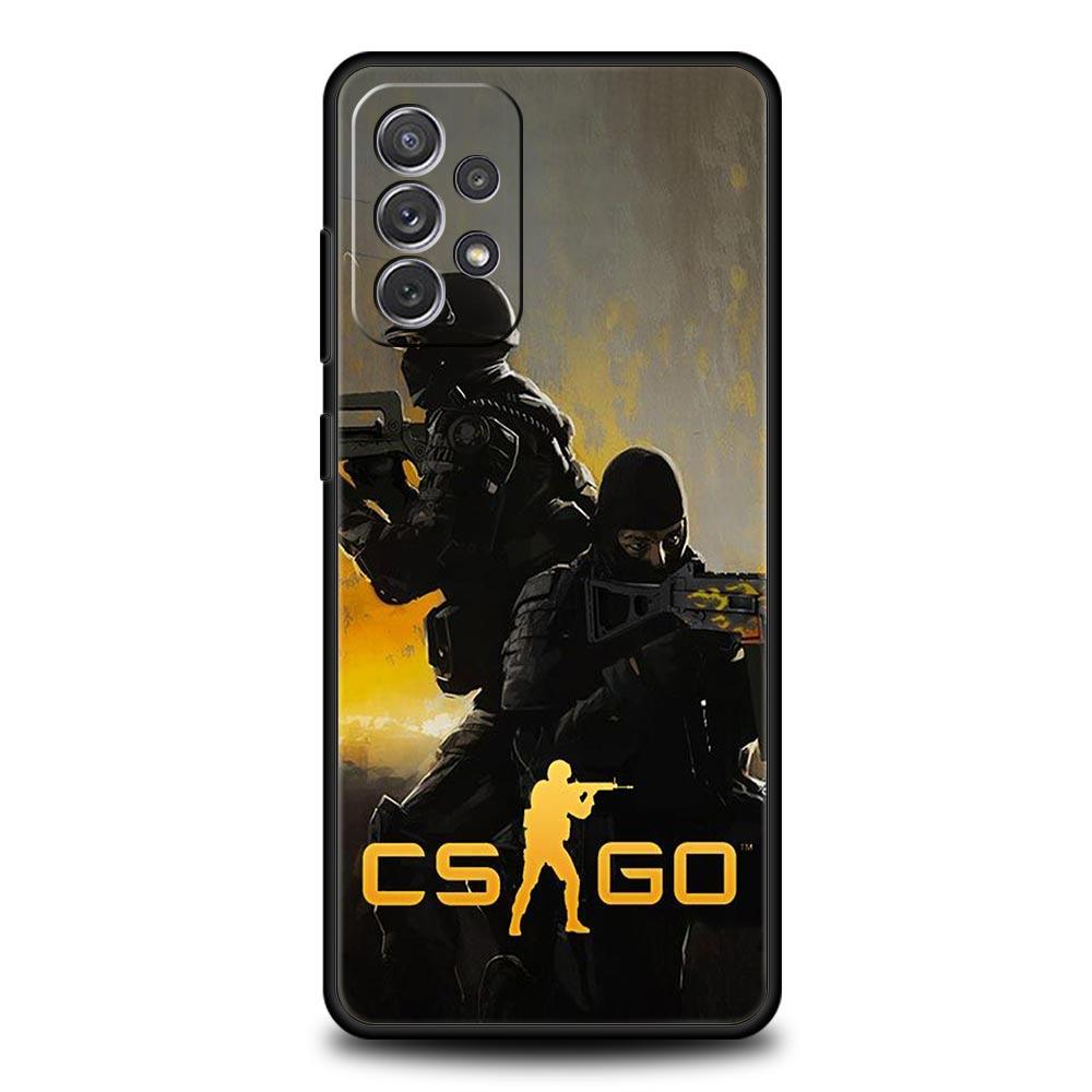 Phone Case For Samsung Galaxy A17 A15 A13 A51 A71 A41 A31 A21S A07 A05 A35 A55 A23 A25 A33 A53 A73 5G Cover Counter Strike CS GO