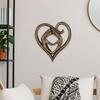 Valentines Wall Decor Craft Romantic Art Sculpture Heart Holding Hands Wall Decor For Home Office Living Room Bedroom Window