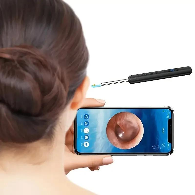Durable And Safe Visual Ear Cleaner With Camera Led Lights 4.0Mm Lens Ear Wax Removal Tool Take Video Hd Earpick