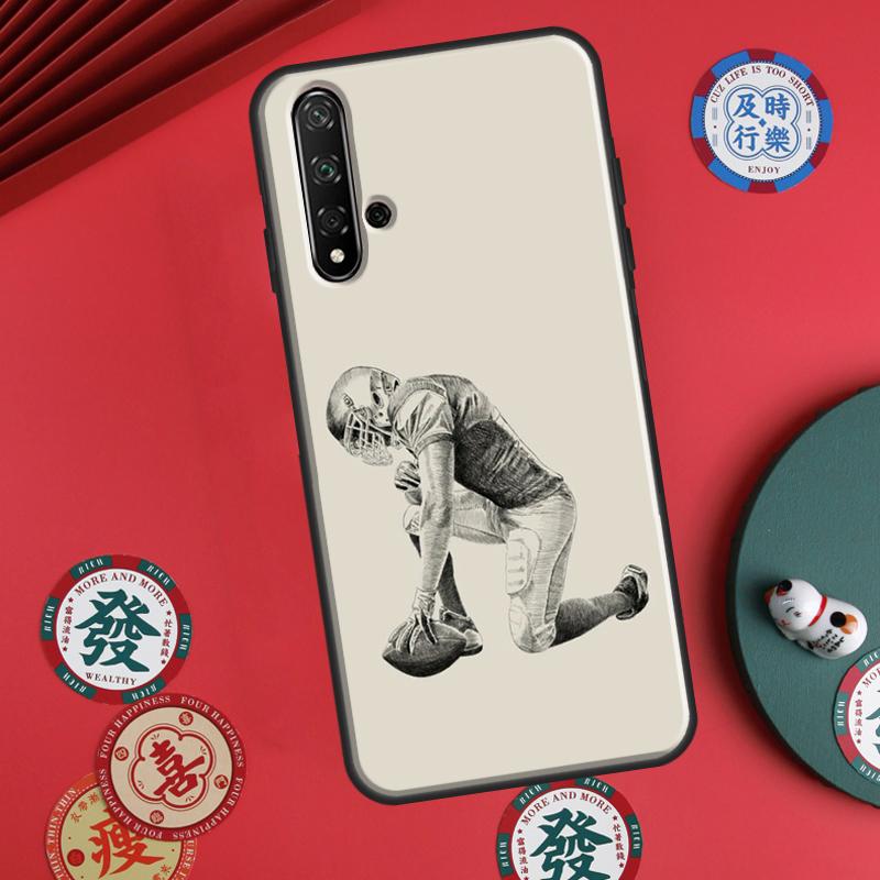 American Football For Huawei P20 P40 P30 Lite P60 Pro Nova 12s 11i 12i 10 9 SE 5T Y91 Y90 Y60 Y70 Y72 Y61 Case