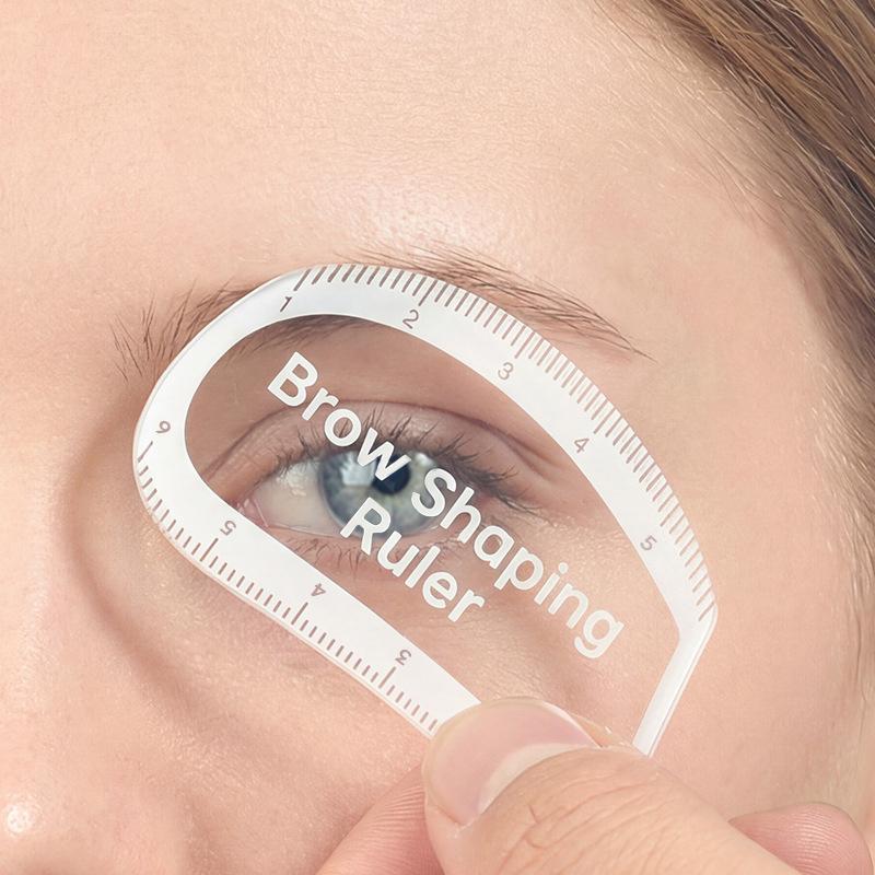 1 ks pravítko pro mapování obočí tvarovací pravítko na obočí rychlé kreslení za 1 minutu design obočí snadný nástroj mikroblading permanentní make-up šablony