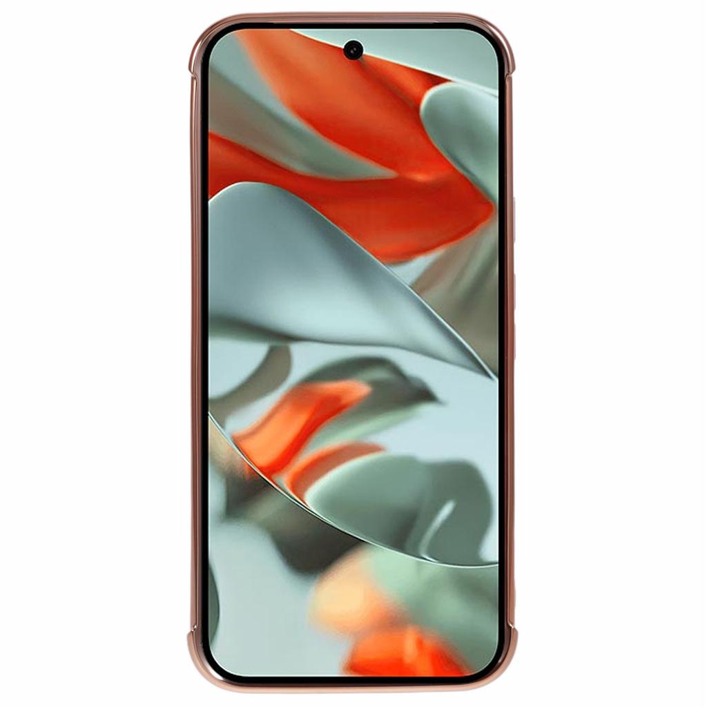 Für Google Pixel 9 Pro XL Hülle Galvanisierter Rahmen TPU Weiche Handyhülle