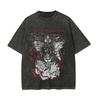 Choso Blood T-shirt Jujutsu Kaisen T Vintage Washed Oversized Retro Anime Harajuku Streetwear Blood Manipulation Manga Mens Tops