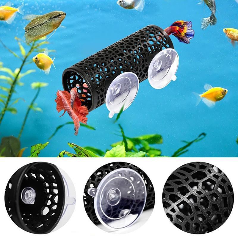 Betta Rest Tunnel Fish Tank Plastic Decoration Small Fish And Shrimp Hiding Tube Fish Tank Accessories