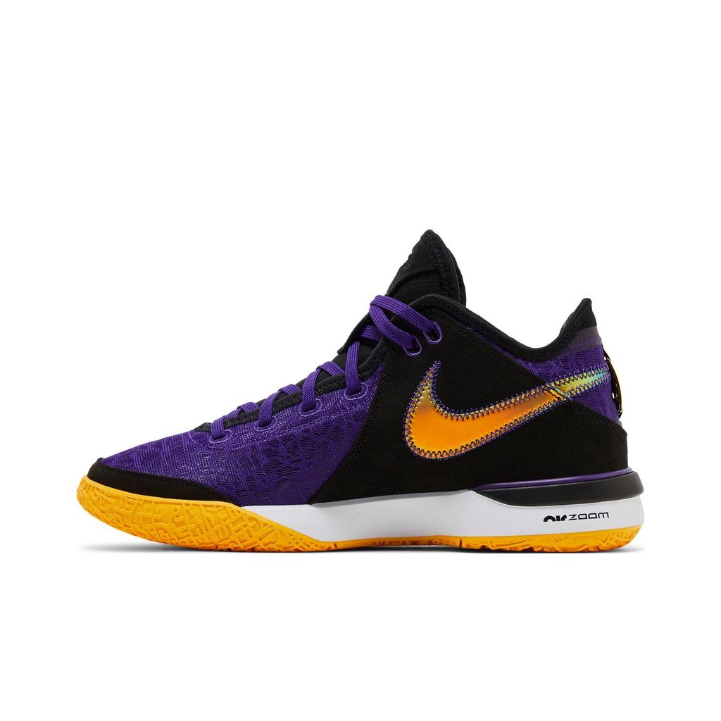 Nike Zoom LeBron NXXT Gen EP 'Lakers' (Unisex) Court Purple / Black / Light Thistle Heather / University Gold / Opti Yellow Basketball Shoes