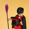 1 Set 1 Set Halloween Witch Handmade Cosplay Prop For Kids Party Decoration Besom Ornament Halloween Broom Decor Party Broom
