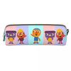 Trousse à crayons musicale Noodle & Pals Mignonne Boîte à stylos Sacs Étudiant Grande Rangement Bureau Fermeture éclair Trousse à crayons
