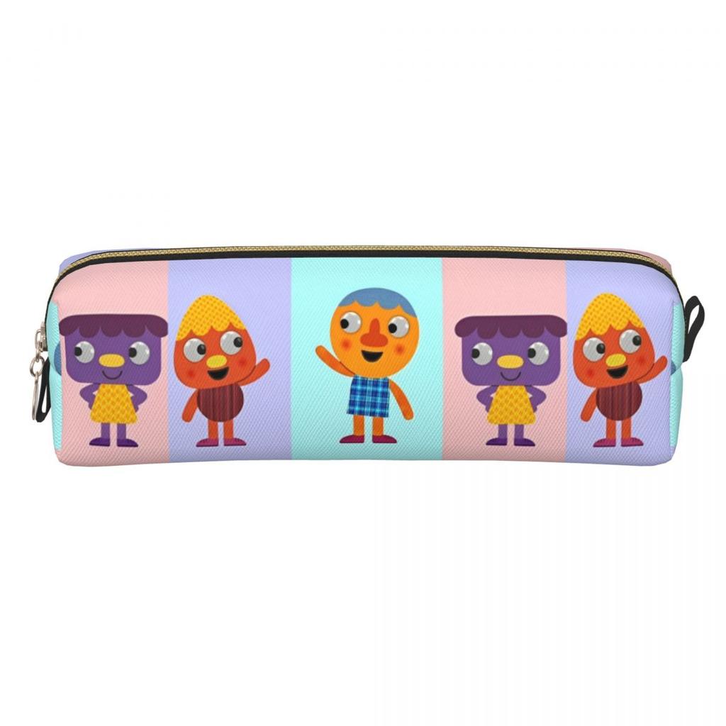 Trousse à crayons musicale Noodle & Pals Mignonne Boîte à stylos Sacs Étudiant Grande Rangement Bureau Fermeture éclair Trousse à crayons