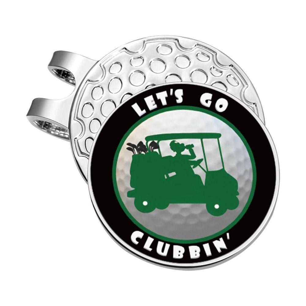 Magnetic Golf Ball Marker Position Marker Golf Cap Clips Funny Golf Hat Clips  Men Women