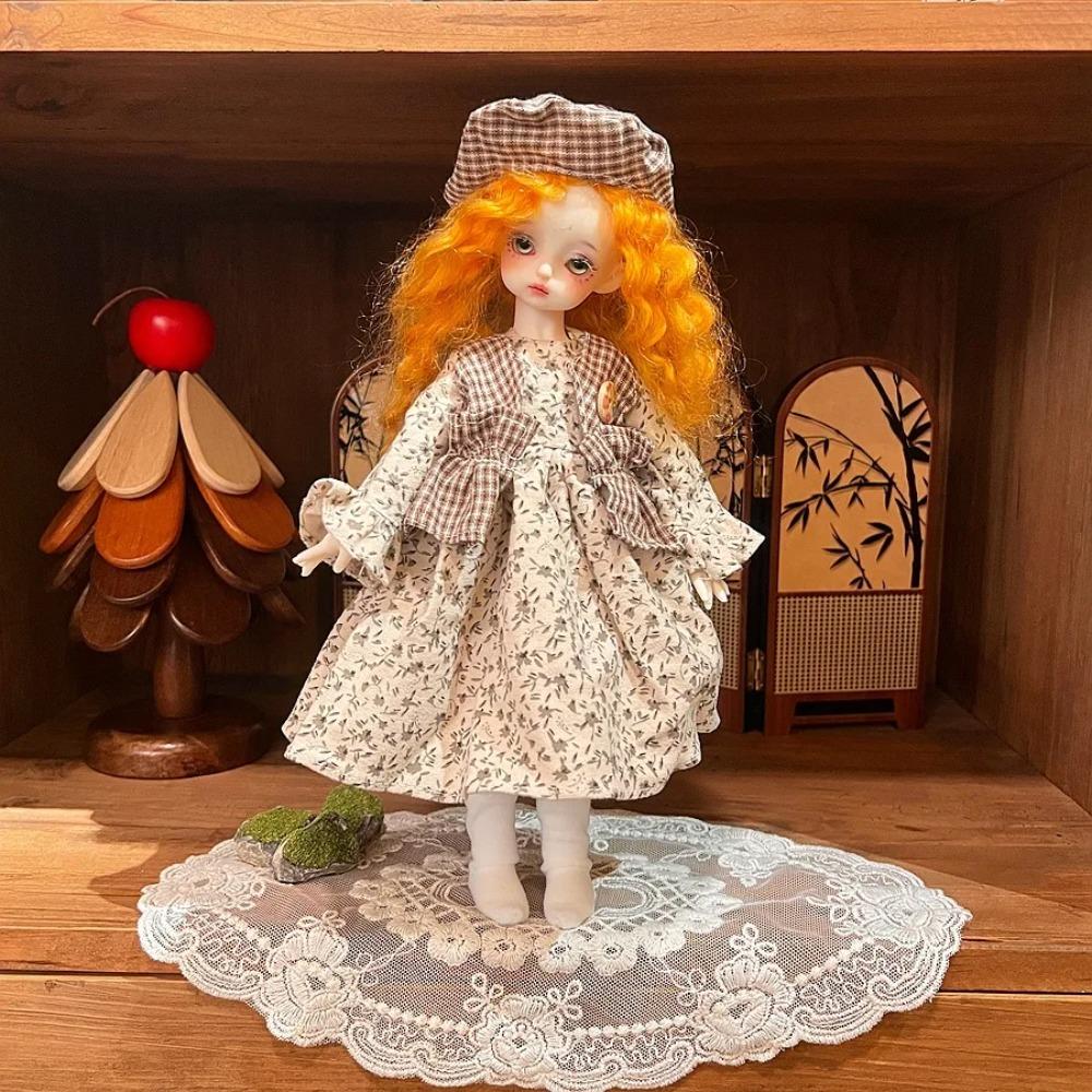 New Six-point Coat Windbreaker Coat Dress Suit 30cm Fat Body Doll Clothes Ghost Mother Dress Up Clothes Suitable for Bjd