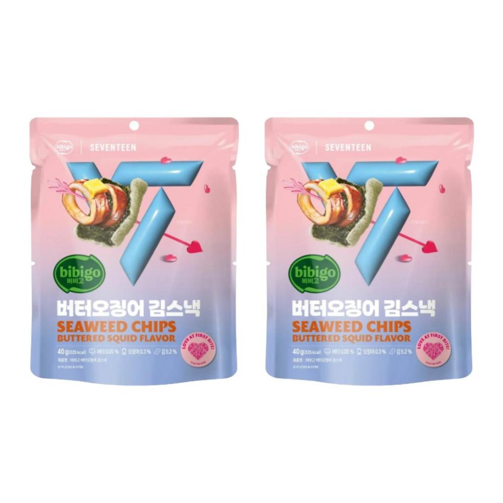bibigo Seaweed Snack Butter Squid Flavor 40g (3 Options)