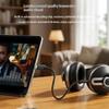 Type C to 3.5mm Jack Audio Adapter Universal Fit HiFi Stereo Sound for Car Headset Wired Earphone Use