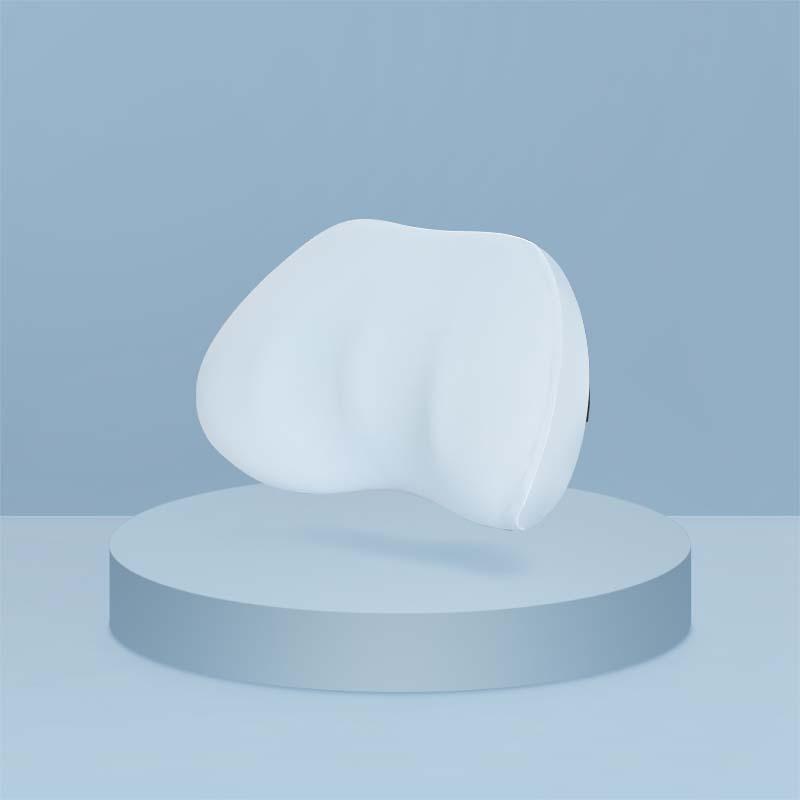 Fashionable and Minimalist Car Headrest and Neck Protection Pillows Solid Color Car Interior Cushion Soft Support Memory Rebound Lumbar Support Pillow